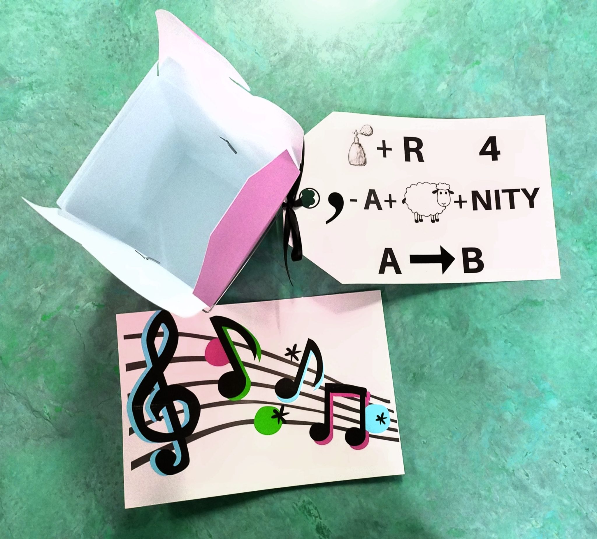 Special puzzle boxes revealed what type of performance each nonprofit would be honored with. CCT WILL GET A MUSICAL PIECE!