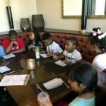 CCT and kids visit Fahrenheit restaurant in Charlotte.